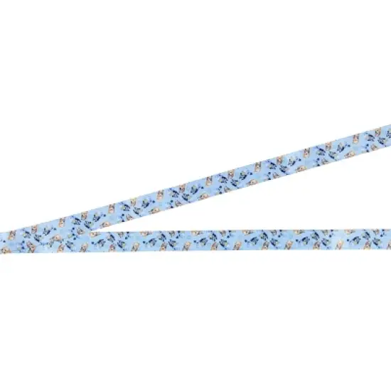 Bluey Lanyard Badge Holder Character Design Strap Card and 2" Rubber Pendant image {2}