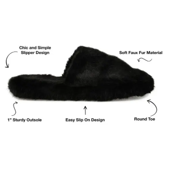 Journee Collection Womens Cozey Comfort Insole Slip On Mules Round Toe Slippers image {7}