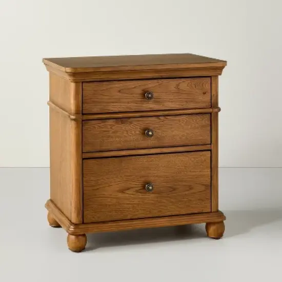 3 Drawer Classic Night Stand - Hearth & Hand&trade; with Magnolia image {6}