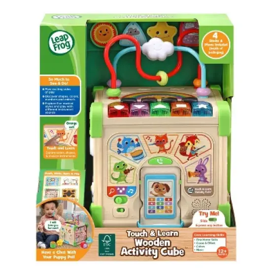 LeapFrog Touch & Learn Wooden Activity Cube image {7}