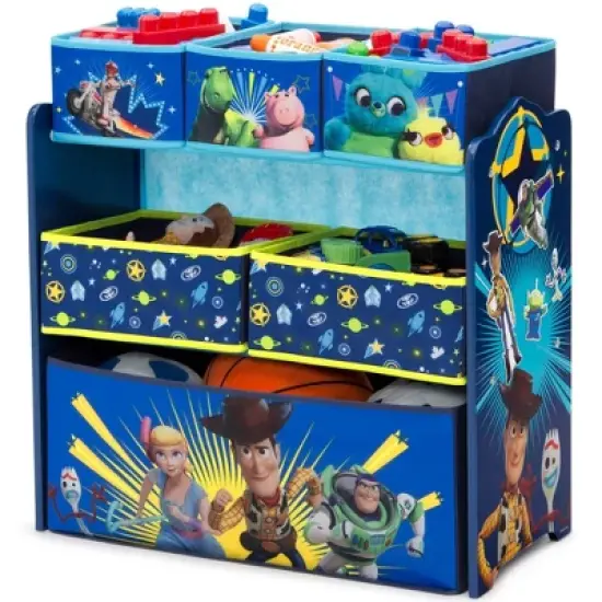 Disney Pixar Toy Story 4 Design and Store 6 Bin Toy Organizer - Delta Children image {5}