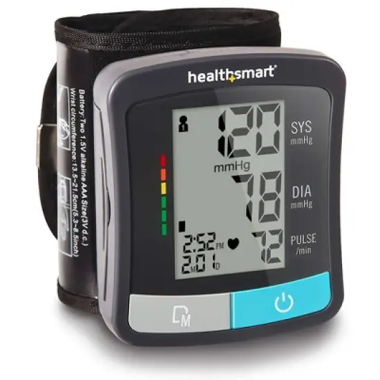 Mabis HealthSmart Wrist Blood Pressure Monitor, 1 Count image {2}