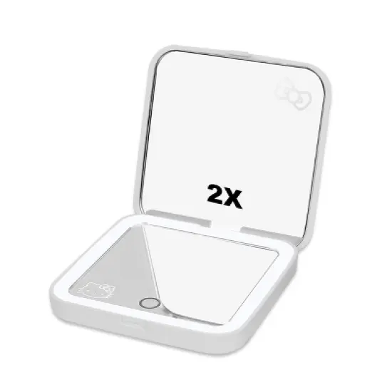 Impressions Vanity Hello Kitty Supercute Compact Mirror with Magnification image {2}