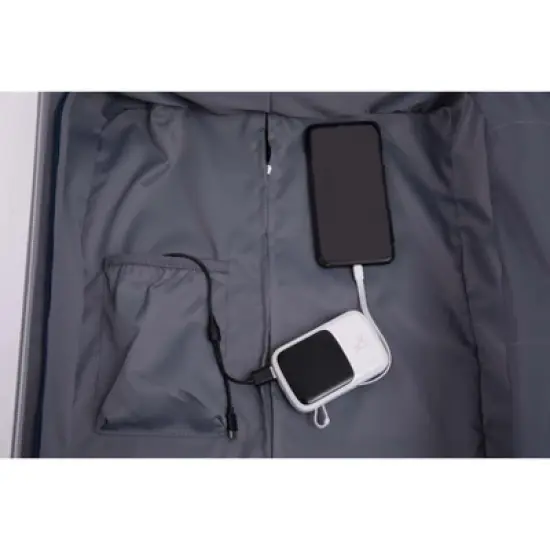 Gulches 28" Expandable Travel Suitcase with USB and TSA Lock - Multicolor image {3}