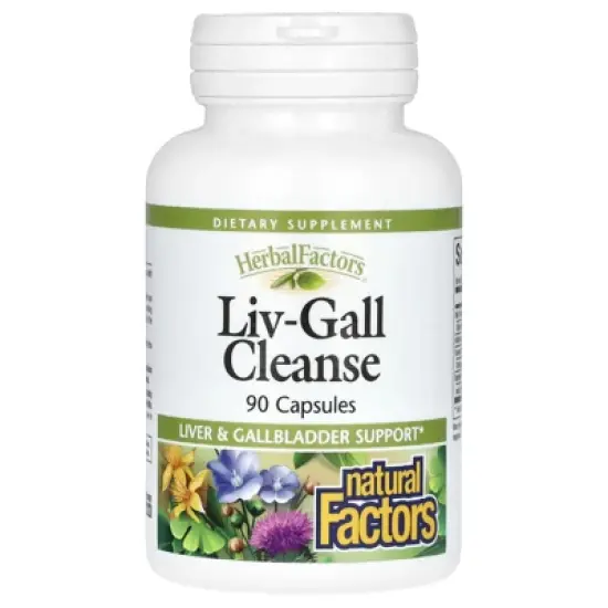 Natural Factors Liv-Gall Cleanse, 90 Capsules image {3}