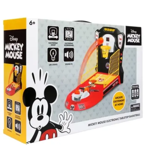 World Tech Toys Mickey Mouse Electric Tabletop Basketball Set image {2}