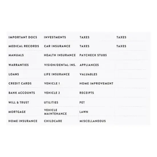 Studio Calico 20pk Life on Track Hanging File Folder System image {8}