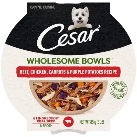 Cesar Wholesome Bowls Wet Dog Food - 3.0oz image {4}