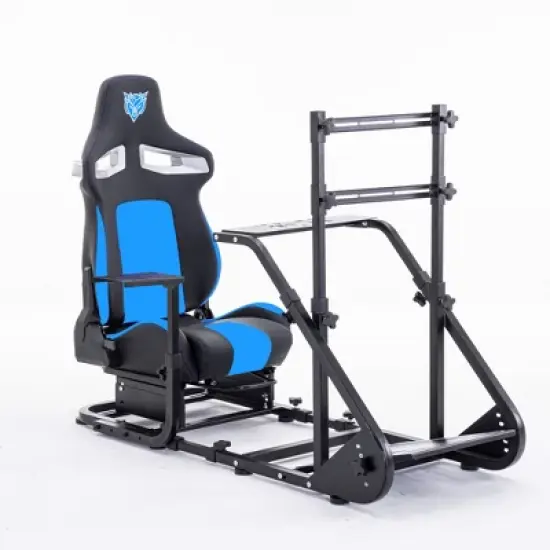 APRILSOUL Enhanced and stable racing wheel cockpit, compatible with Fanatec, PXN, Thrustmaster, and Logitech adjustable driving simulators image {7}
