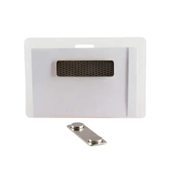 SICURIX Magnetic ID Badge Holder Kit with Printable Inserts, 3-3/4" x 2-1/2", Pack of 20 image {2}