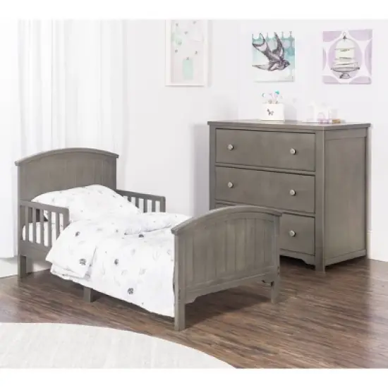 Child Craft Forever Eclectic Hampton Toddler Bed - Dapper Gray image {3}