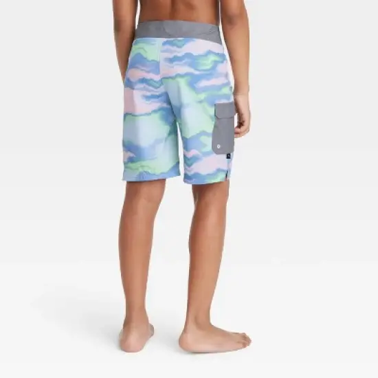 Boys' Tie-Dye Swim Trunks - art class&trade; image {2}