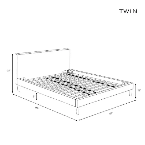 Townley Platform Bed - Threshold&trade; designed with Studio McGee image {6}