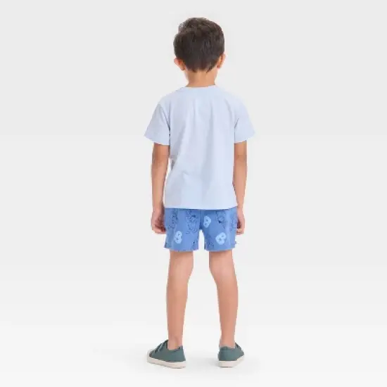 Toddler Boys' 2pc Bluey Pocket T-Shirt & Shorts Set - Blue image {1}