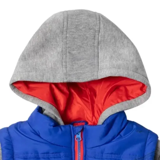 Marvel Spider-Man Zip Up Vest 2fer Jacket Toddler to Big Kid image {6}