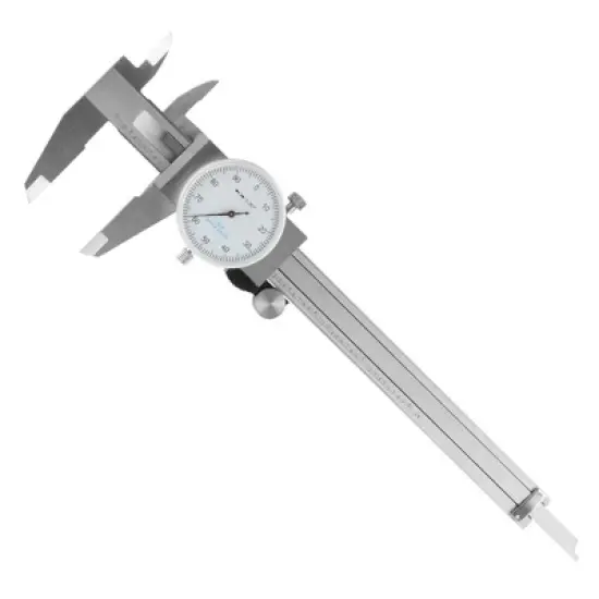 Dial Caliper- Stainless Steel and Shock Proof Tool With Plastic Carry Case, 0- 6 Inch Measuring Range For Accurate Measurements by Stalwart image {5}