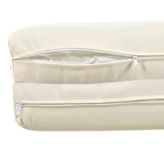 Modern Outdoor Patio Sunbed with Curtains for Multiple Scenarios, 2-Seater Padded Chaise Lounges 4M - ModernLuxe image {7}