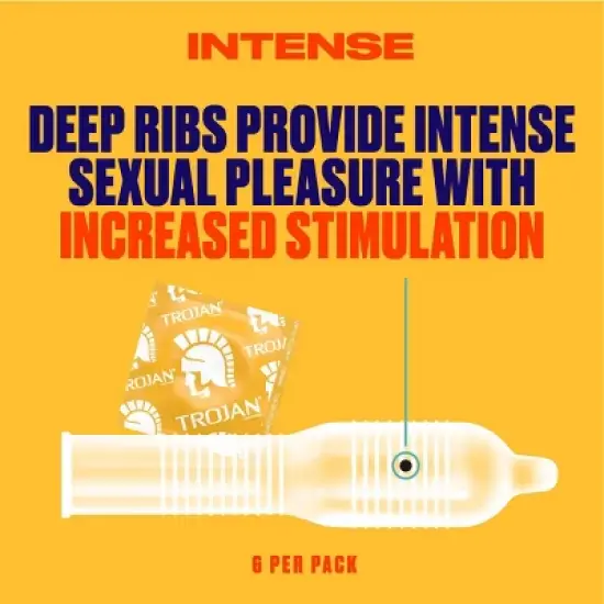 Trojan Pleasure Variety Pack Lubricated Latex Condoms image {5}