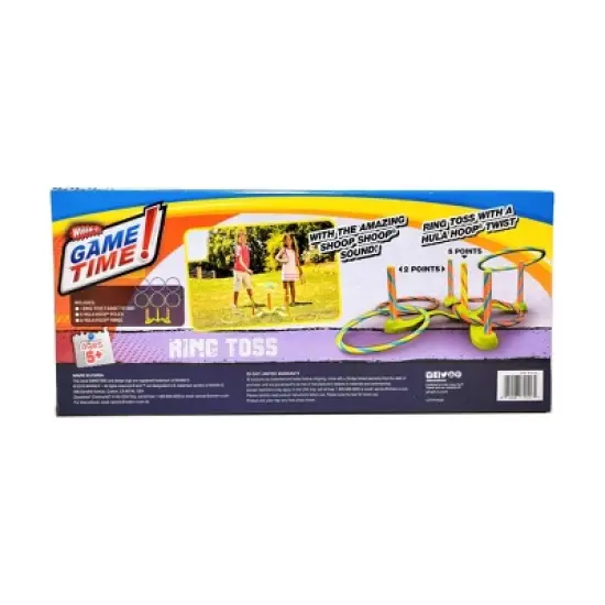 Hula Hoop Ring Toss Game Set image {1}