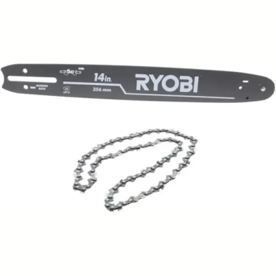 Ryobi Genuine OEM Guide Bar and Chain for RY40503 Chainsaw - CMB002 image {1}