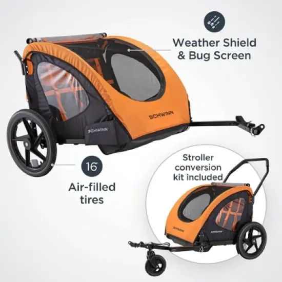 Schwinn Springbrook Trailer Bike Accessory Mount - Orange image {9}