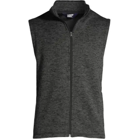 Lands' End Men's Sweater Fleece Vest image {2}