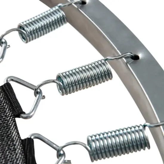 Jump Into Fun 36" WITH HANDLE Indoor Mini Trampoline Easy to Install Metal Material Small Fitness Rebounder for Indoor and Outdoor Use image {3}