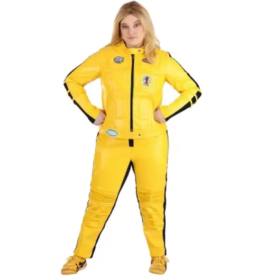 HalloweenCostumes.com Women's Kill Bill Beatrix Kiddo Motorcycle Suit Halloween Costume | Kill Bill Costumes image {5}