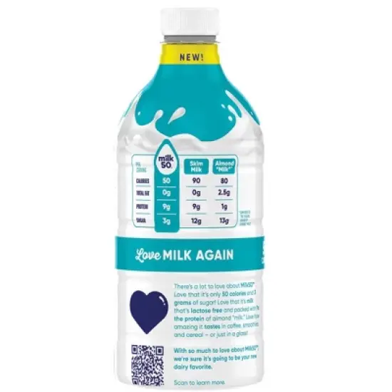 DairyPure Milk 50 Skim Vanilla Milk - 48 fl oz image {4}