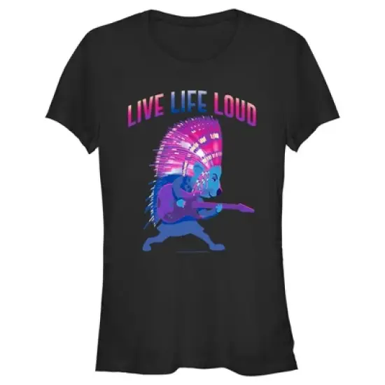 Junior's Sing 2 Ash Live Life Loud T-Shirt image {3}