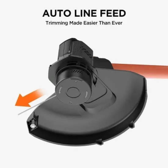 Litheli 10" 20V Cordless 2.0Ah Battery Powered String Trimmer image {3}