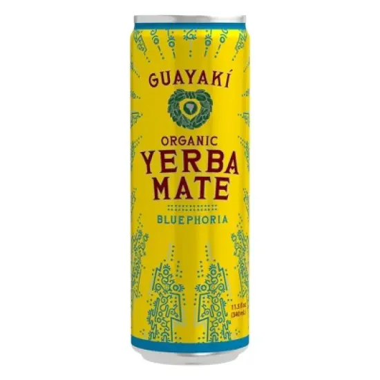 Guayaki Yerba Mate Bluephoria - 11.5 fl oz Can image {6}