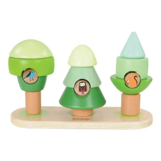 Kaplan Early Learning Woodland Stacking Trees image {1}