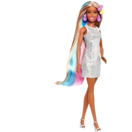Barbie Fantasy Hair Doll - Mermaid and Unicorn Looks image {4}