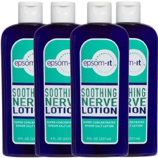 Epsom-It Soothing Nerve Lotion Bottle - 8 oz image {5}
