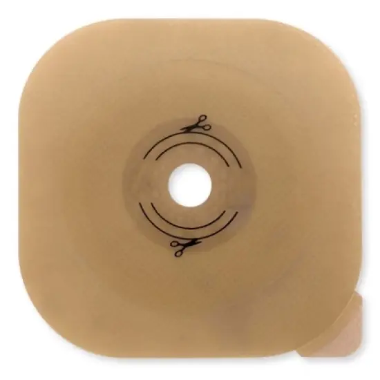 CeraPlus Trim to Fit Ostomy Barrier Adhesive without Tape 70 mm Flange 5 per Box 15104 image {2}