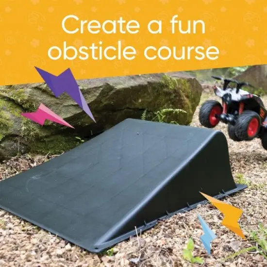 Hearthsong Multi-Use Curved Ramp for Use with Remote Control (RC) Vehicles image {3}