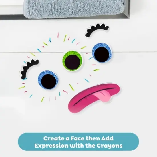 Tiger Tribe Foam Sticky Bath Faces for Tiles & Bath image {3}