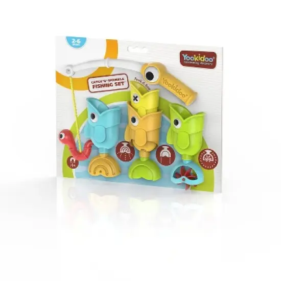 Yookidoo Catch 'N' Sprinkle Fishing Set Bath Toy image {2}