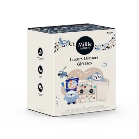 Millie Moon Luxury Disposable Diapers Gift Box - 20ct image {1}