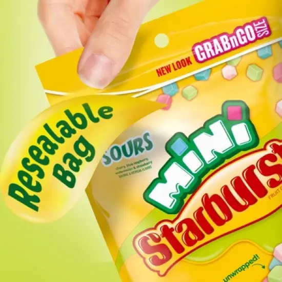 Starburst Sour Chewy Mini Grab N Go Candy - 8oz image {3}