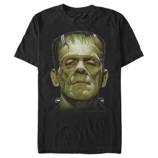 Men's Universal Monsters Big Frankenstein's Creature Head T-Shirt image {4}