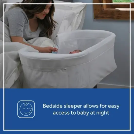 Sealy Airy Dreams 2-in-1 Bassinet & Bedside Sleeper image {10}