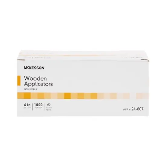 McKesson Applicator Stick NonSterile 6 Inch 24-807 20 Box(s) 1000 /Box image {2}