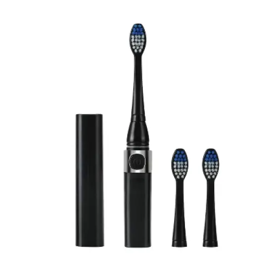 Pursonic Portable Sonic Toothbrush with 3 Brush Heads image {1}