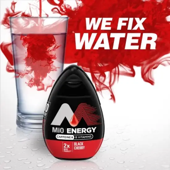 MiO Energy Black Cherry Liquid Water Enhancer - 3.24 fl oz Bottle image {2}