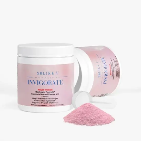 Solikka Invigorate Nootropic Hydr-8 (Fruit Punch) image {4}