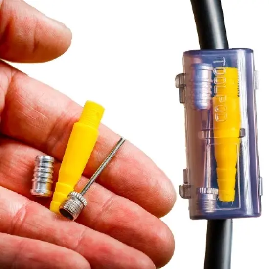 PRO BIKE TOOL Floor Bicycle Pump with Gauge up to 160 PSI / 11 Bar Pressure, Black image {1}