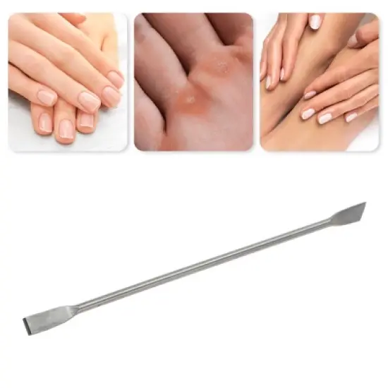 Unique Bargains Multi-function Cuticle Pusher 5.43" Length Silver Tone 1 Pc image {5}