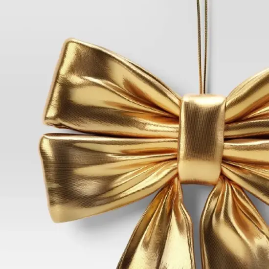Christmas Small Metallic Bow Gold - Wondershop&trade; image {2}